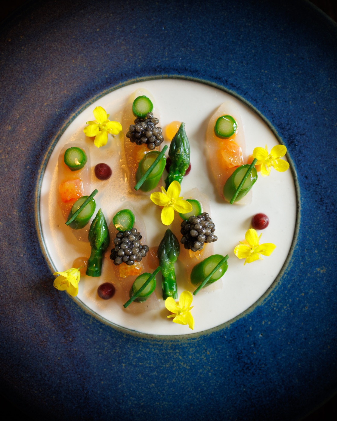 A caviar course